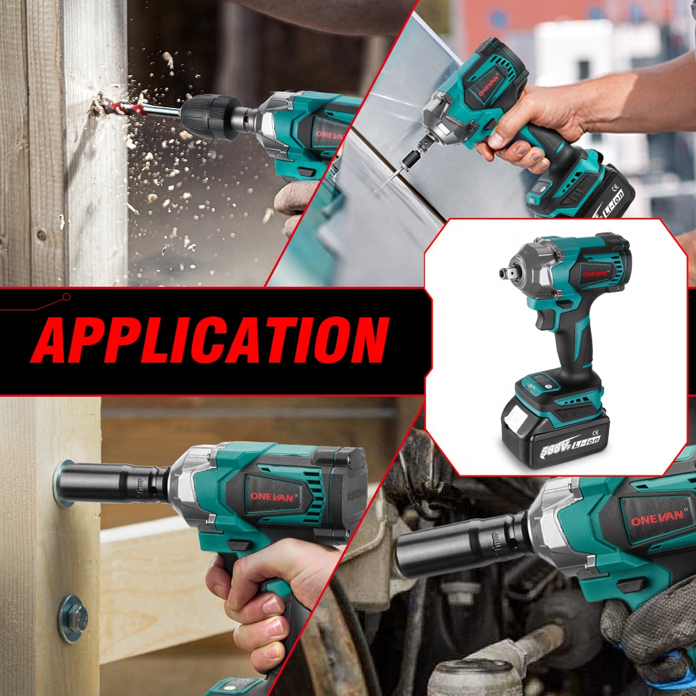 Power Tools In Electrical - Kunci Impact Elektrik Tanpa Sikat Torsi