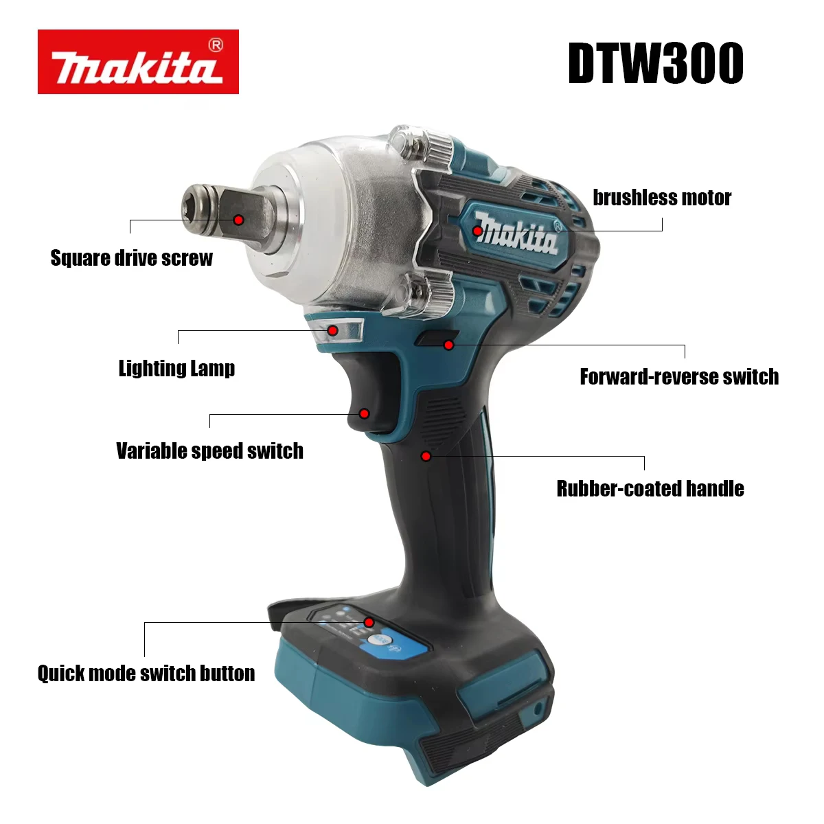 Untuk Baterai Makita 18V, Kunc - Makita Drill Dtw300 ulasan dan harga