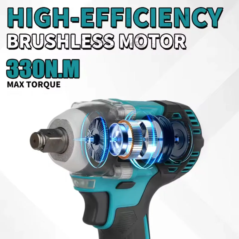 Makita DTW300 18V LXT, Kunci I - Makita Drill Dtw300 ulasan dan harga
