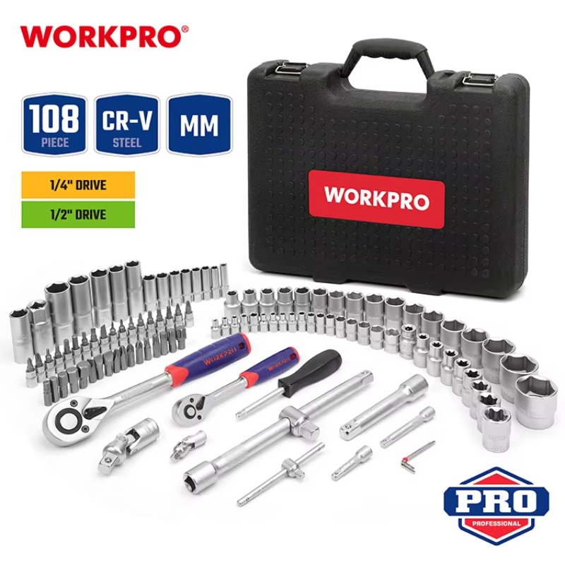 108pcs Set Peralatan Perbaikan - Power Tools Professional ulasan dan harga